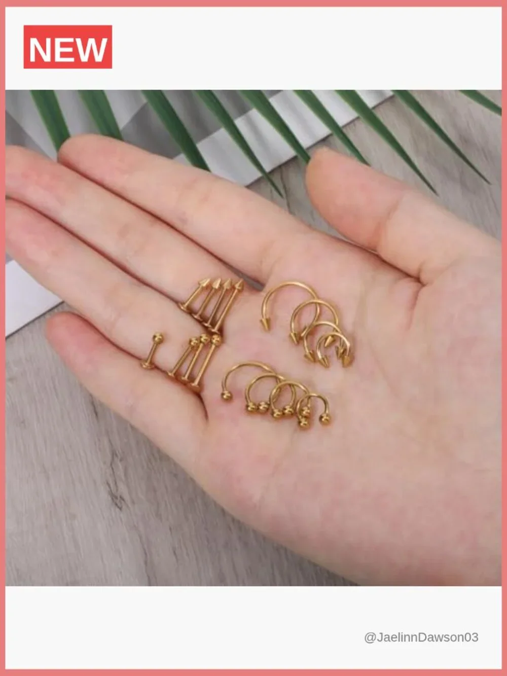 64 PCS Lip Barbell Rings Labret Medusa Snake Bite Earring Helix Daith Tragus